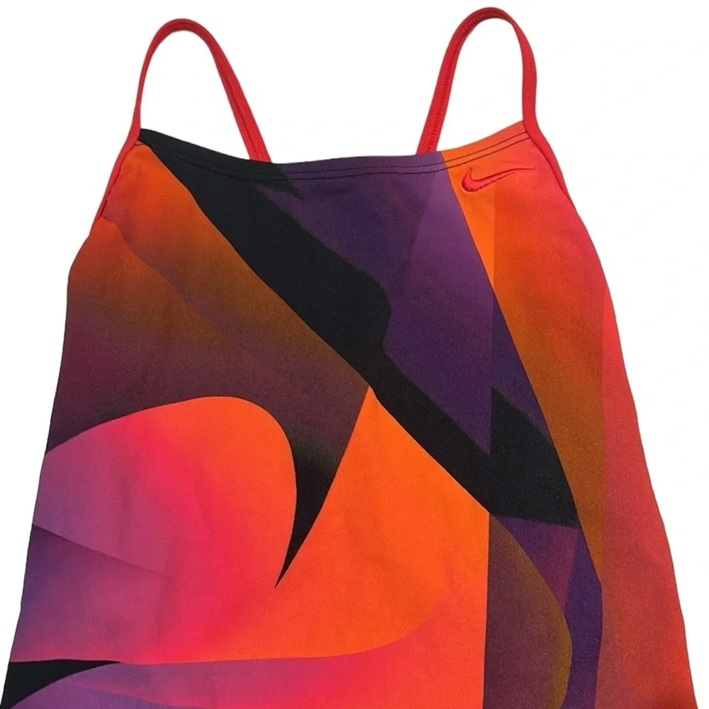 Nike HydraStrong Spectrum Cross Back One Piece Swimsuit